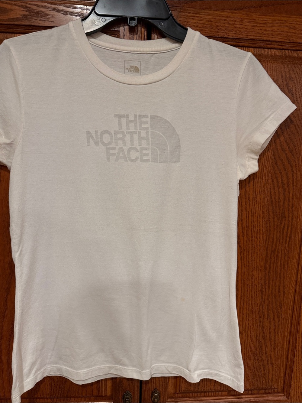 The North Face Women's white Logo Short-Sleeve Tee